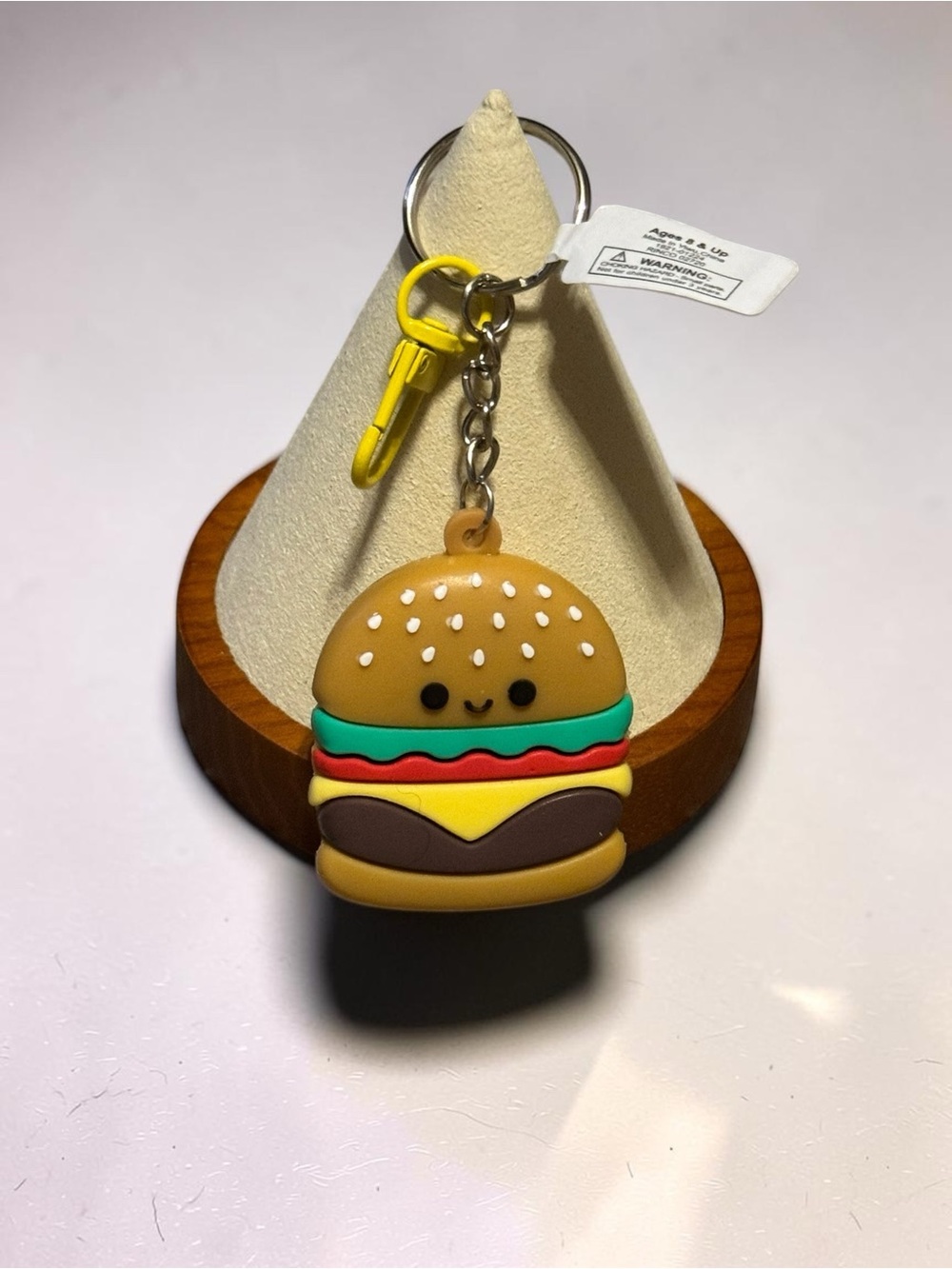 Cute Burger Keychain Charm - NWT